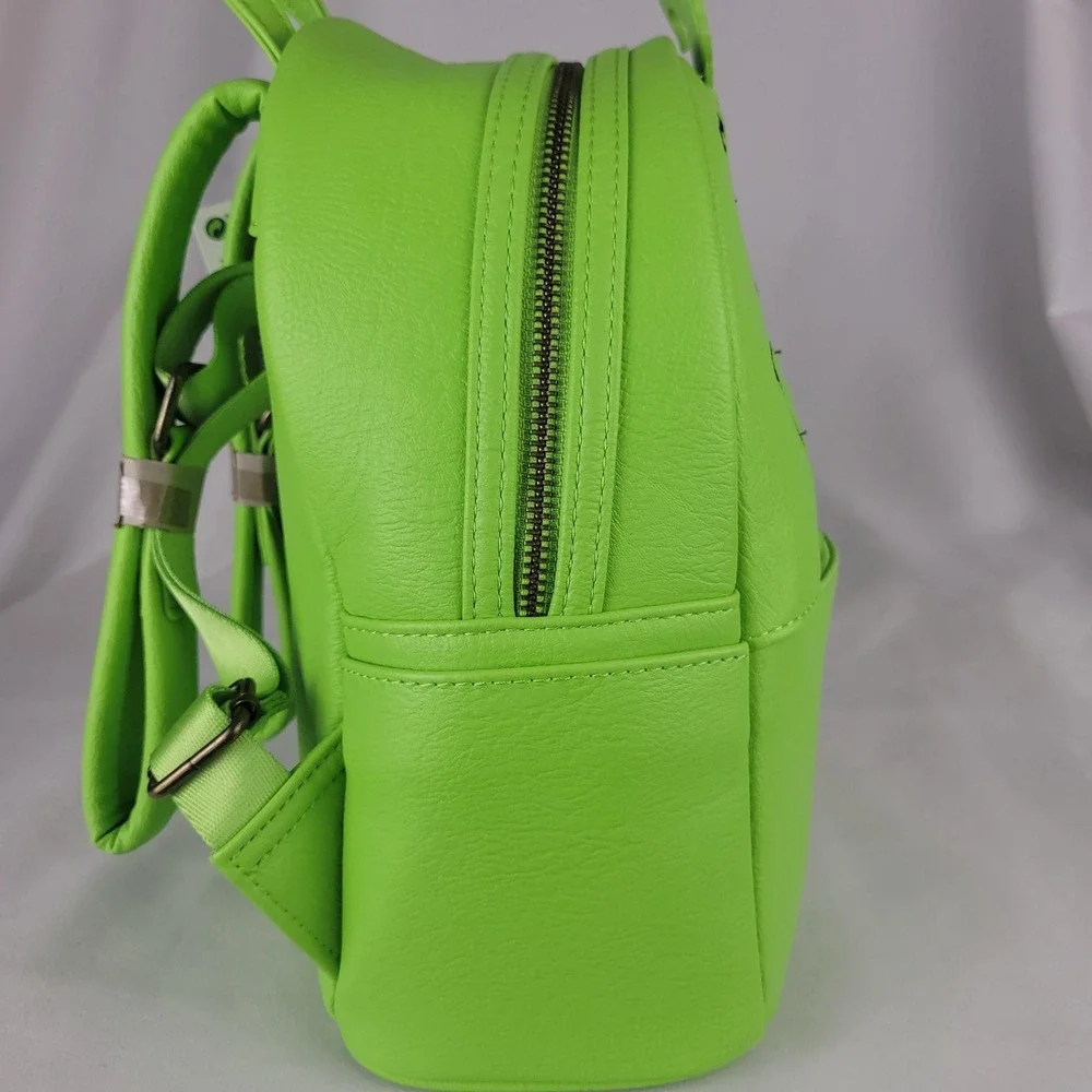 Loungefly Dr Seuss The Grinch Cosplay Mini Backpack Green  NWT
